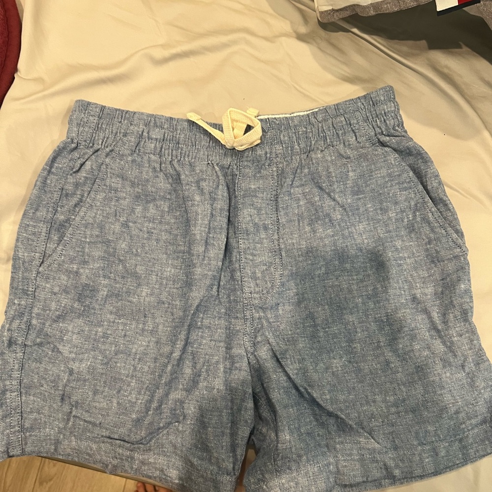 J. Crew Blue Elastic Waist Shorts